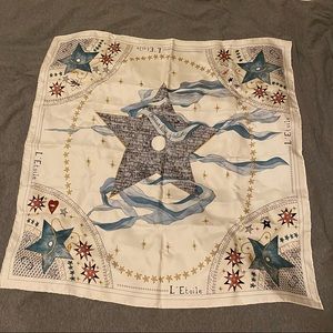 Dior silk square scarf